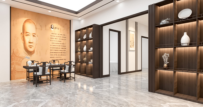 黄飞鸿热灸馆形象店展示